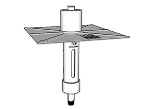 Standard Sprinkler Device Suitable for a flat to steply sided roof design