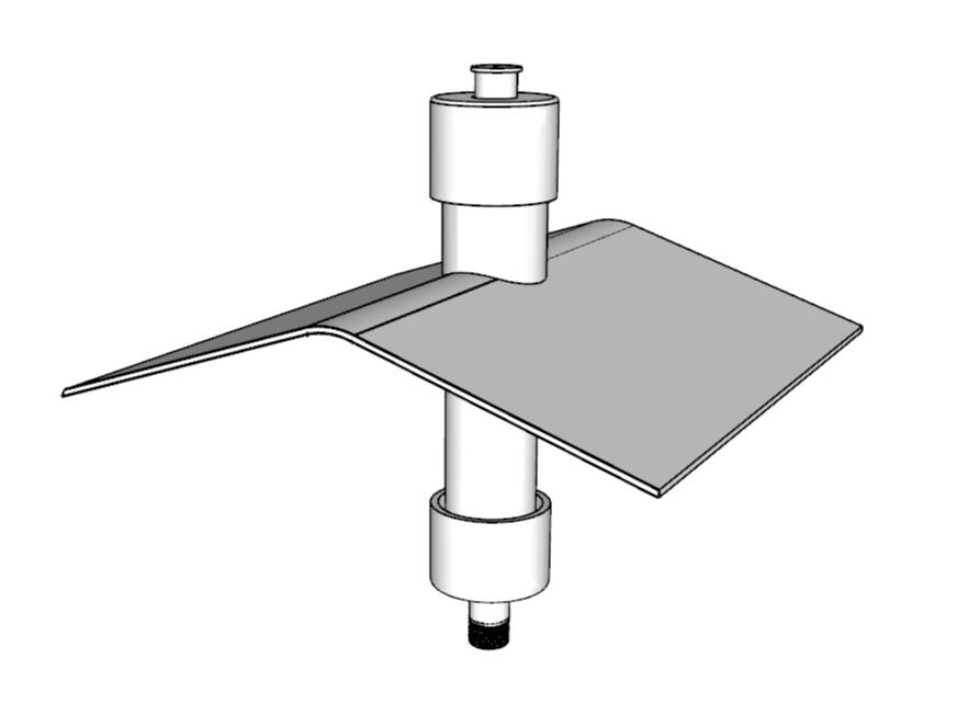 Standard Sprinkler Device Suitable for a flat to steply sided roof design